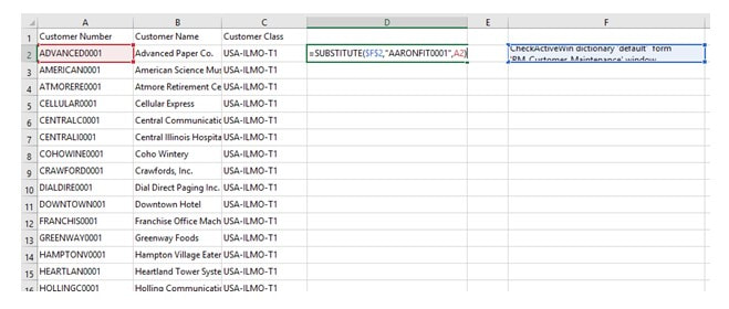  Using Excel to Automate Dynamics GP Data Entry