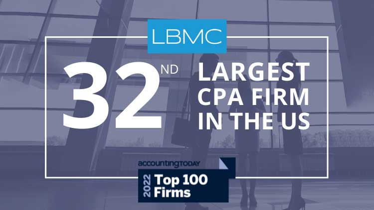 Accounting Today - 32nd largest CPA firm in the U.S.